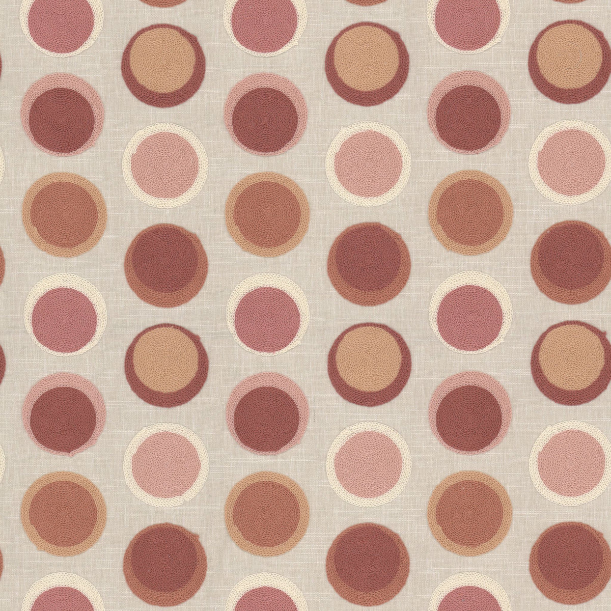STOUT TEXTILES  MULTIPURPOSE,EMBROIDERIES TRANSITIONAL,, CIRCLE GERANIUM   - SPYR-2