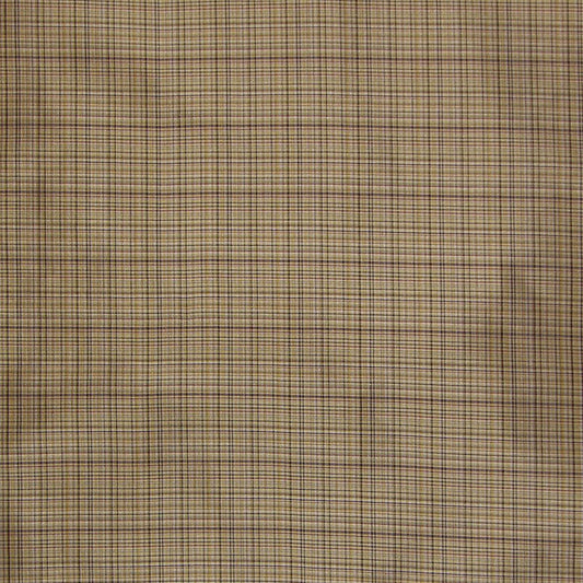 SCALAMANDRE  T & A CHECK FABRIC STRAW   - SQ 00054308