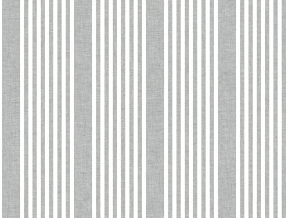 York Wallcoverings Shimmering Finishes French Charcoal Linen Stripe Wallpaper Farmhouse Stripes Greys   - SR1586MH
