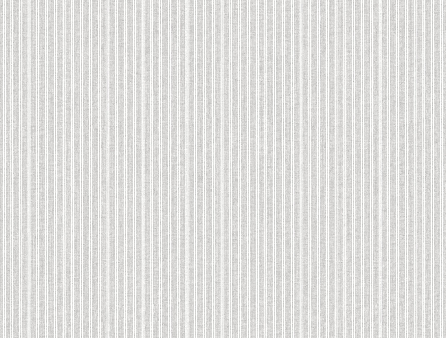 Grey and white vertical pinstripe pattern with subtle textured grain; ideal for wallpaper or fabric accents.