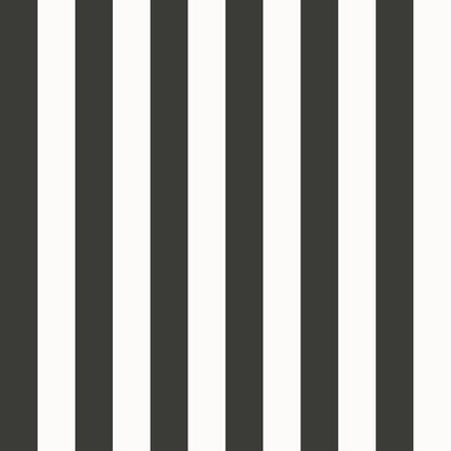 Galerie Wallcoverings Style Sisters Thin Stripe Black Galerie Wallcoverings  Black   - SS21231