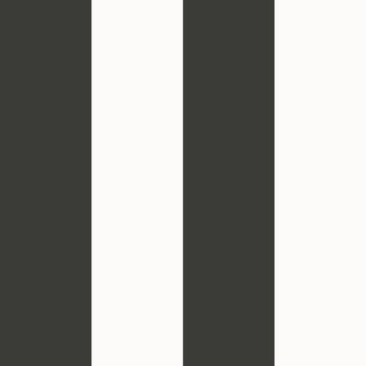 Galerie Wallcoverings Style Sisters Wide Stripe Black Galerie Wallcoverings  Black   - SS21235