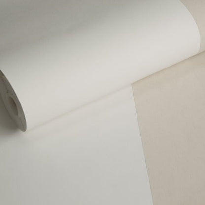 Galerie Wallcoverings Style Sisters Half Stripe Natural Galerie Wallcoverings  Beige   - SS21236