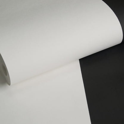 Galerie Wallcoverings Style Sisters Half Stripe Black Galerie Wallcoverings  Black   - SS21237