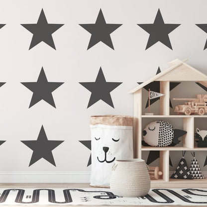 Galerie Wallcoverings Style Sisters Single Star Black Galerie Wallcoverings  Black   - SS21244