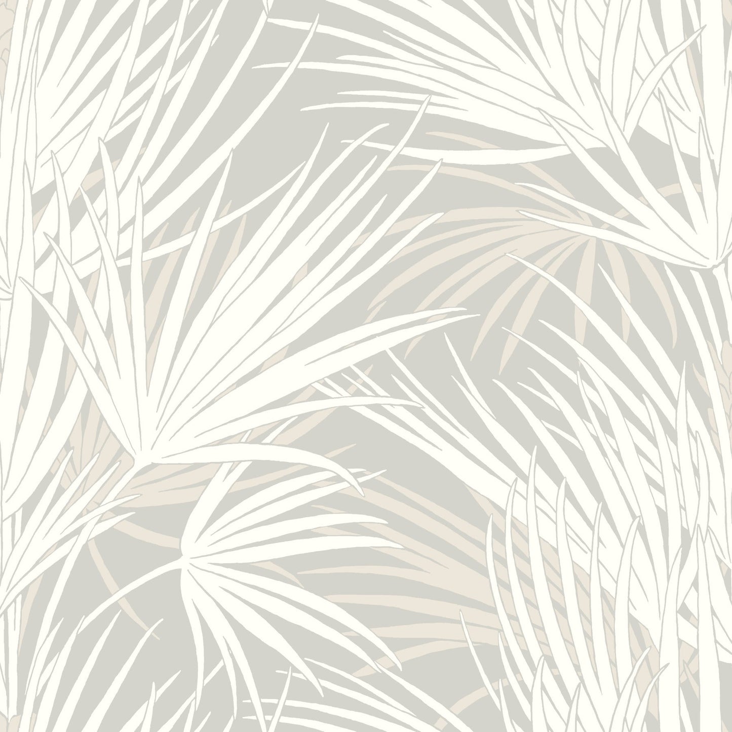 York Wallcoverings Inspired by Color Palmetto Grey Wallpaper  Bohemian Greys   - SS2541