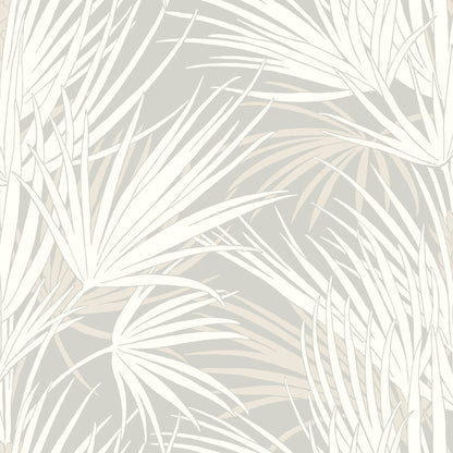 York Wallcoverings Inspired by Color Palmetto Grey Wallpaper  Bohemian Greys   - SS2541