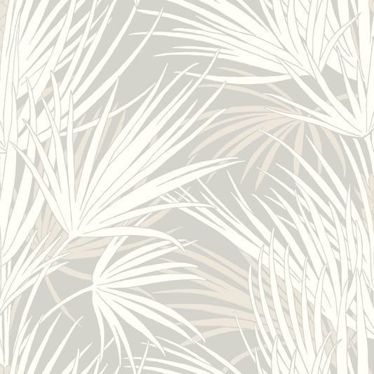 York Wallcoverings Inspired by Color Palmetto Grey Wallpaper  Bohemian Greys   - SS2541
