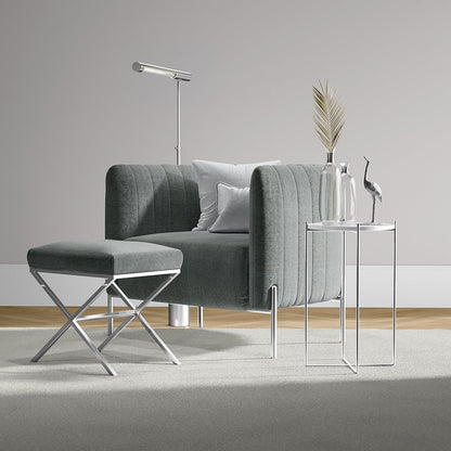 NICHOLASJOHN INC NJ-RHYTHM Sterling Solid   Fabric - NJ25-3198