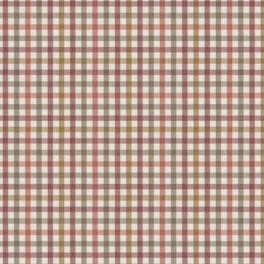 STOUT TEXTILES  MULTIPURPOSE,WOVENS TRADITIONAL, PLAID/CHECK SIENNA   - STAM-1