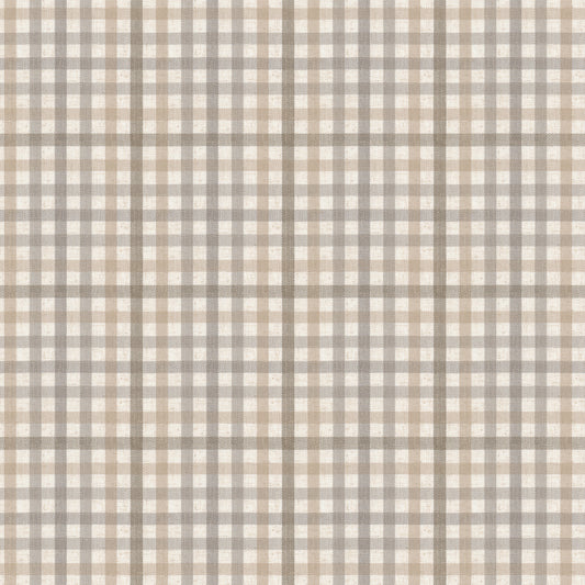 STOUT TEXTILES  MULTIPURPOSE,WOVENS TRADITIONAL, PLAID/CHECK SAND,SANDUNE   - STAM-4