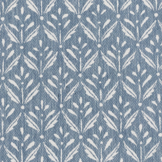 STOUT TEXTILES  MULTIPURPOSE,WOVENS TRANSITIONAL,, FLORAL DRESDEN,SLATE   - STAP-4
