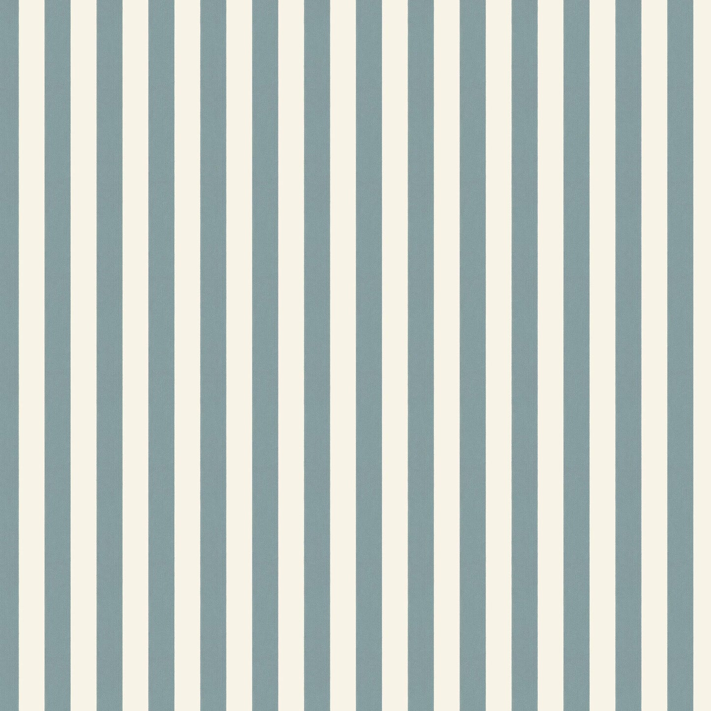 Vertical blue-gray and cream striped jacquard fabric.