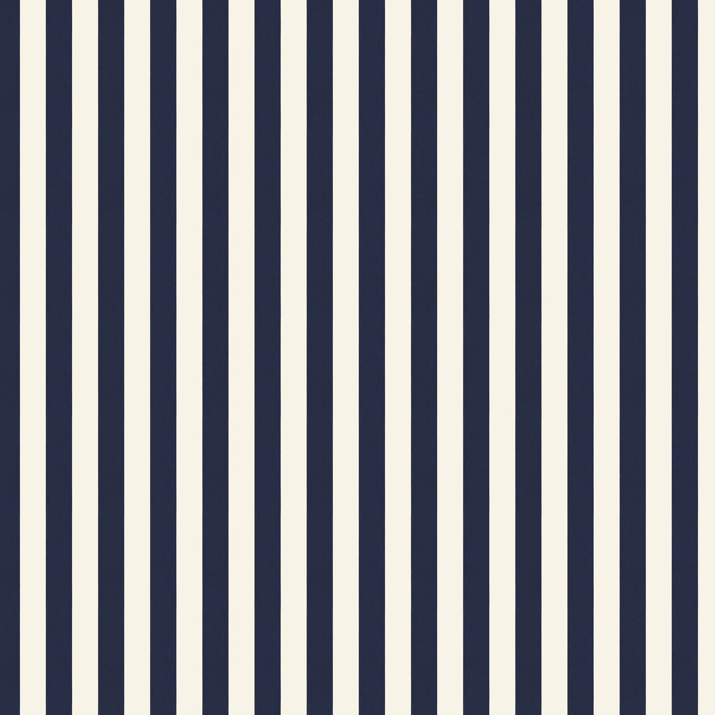 Navy blue & white vertical striped pattern; bold nautical stripe design suitable for fabric or wallpaper.