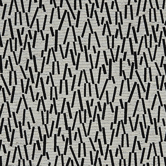 JF Fabrics crypton-home STICKS 98 Fabric Transitional,Contemporary,Geometric Black  Chenille,Texture - 7827798 J8381