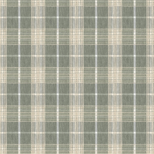 STOUT TEXTILES  MULTIPURPOSE,WOVENS TRADITIONAL, PLAID/CHECK SAGE   - STIT-1