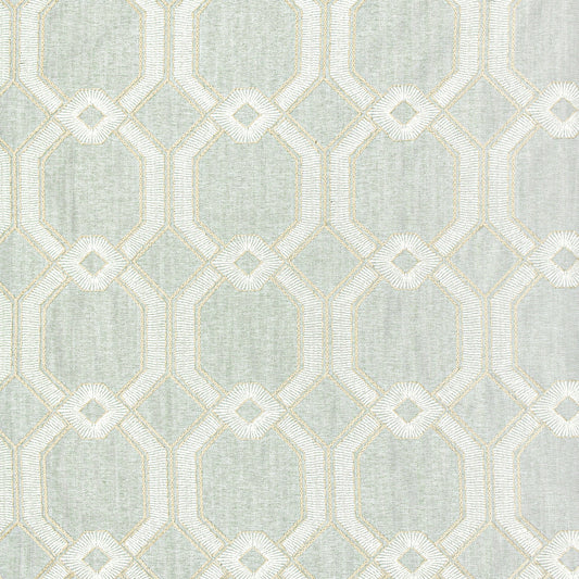 STOUT TEXTILES  MULTIPURPOSE,EMBROIDERIES TRANSITIONAL,, GEOMETRIC GLACIER   - STRO-3