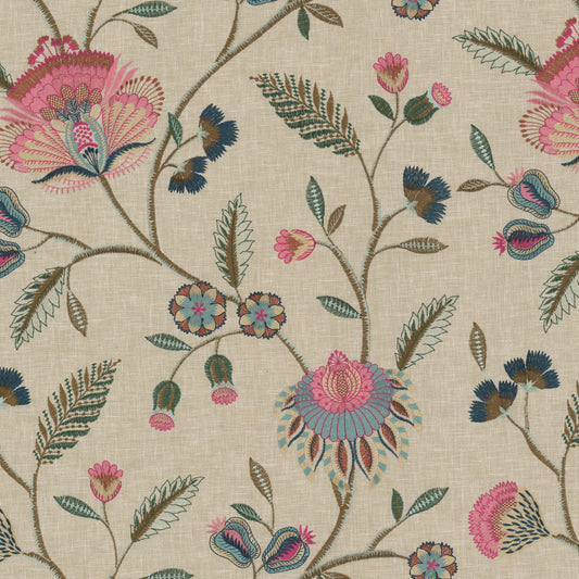 STOUT TEXTILES  MULTIPURPOSE,EMBROIDERIES TRADITIONAL, FLORAL PUNCH   - STRU-2