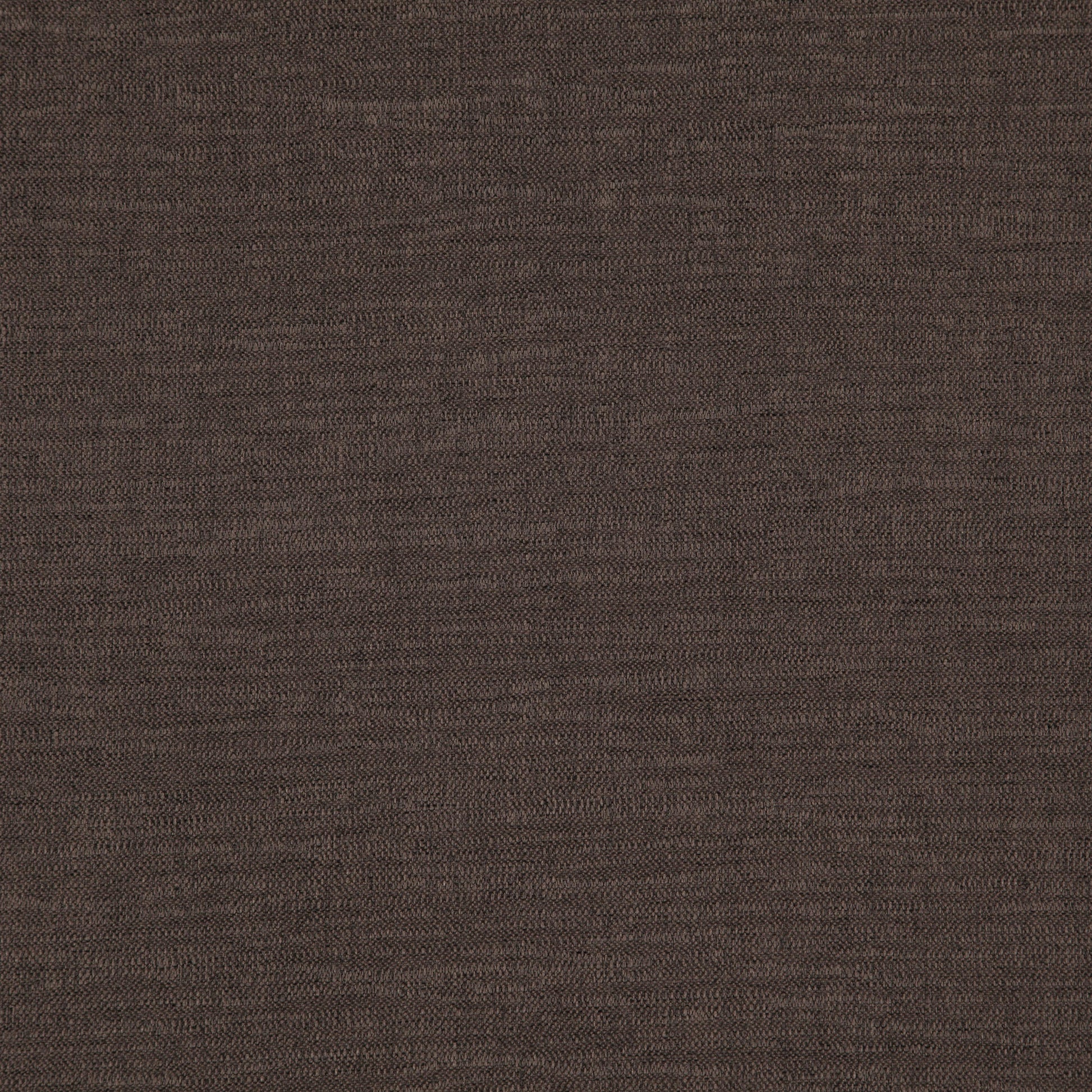 Brown textured fabric swatch; woven upholstery-style material in rich chocolate tones.