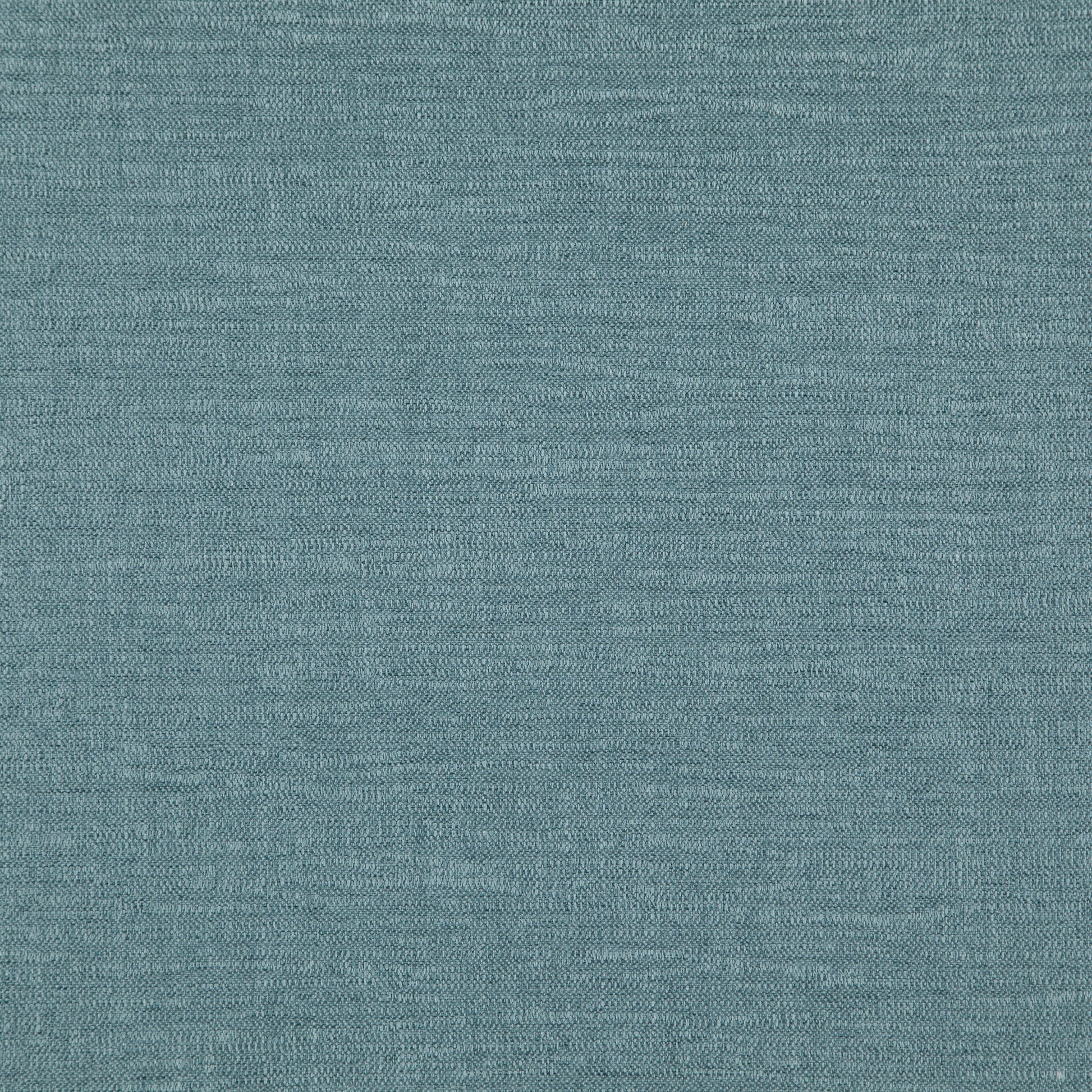 Teal blue textured fabric swatch with a linen-like weave, suitable for upholstery or apparel.