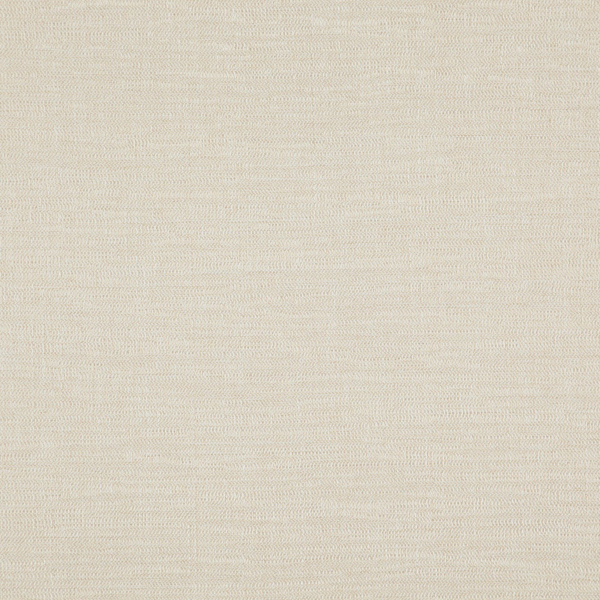 Cream beige woven fabric texture swatch with linen-like weave; neutral upholstery or apparel fabric.