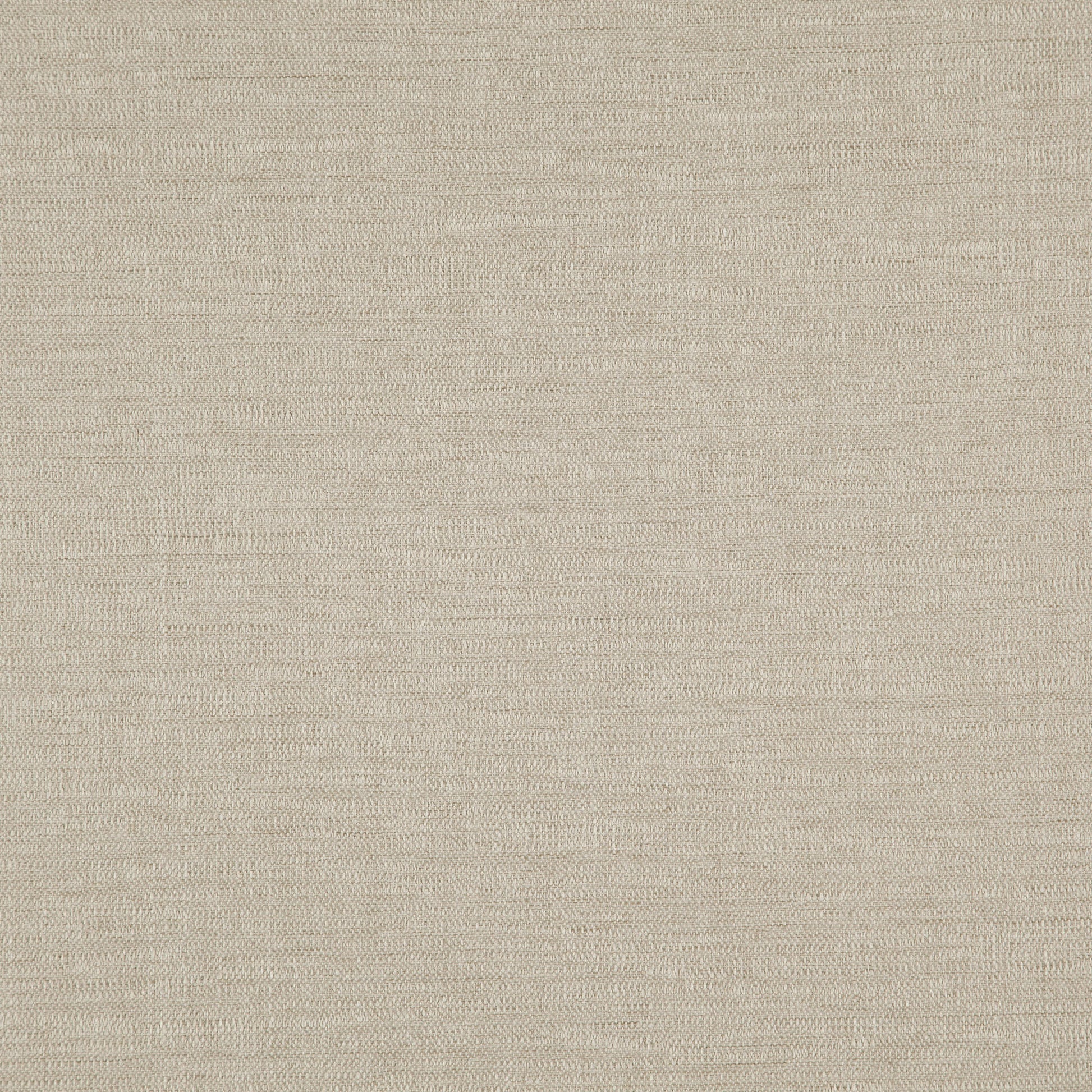 Beige linen-like woven fabric texture with a subtle horizontal weave, soft upholstery fabric.