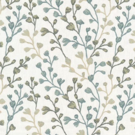 STOUT TEXTILES  MULTIPURPOSE,EMBROIDERIES TRADITIONAL, FLORAL SEAGLASS   - STUM-1