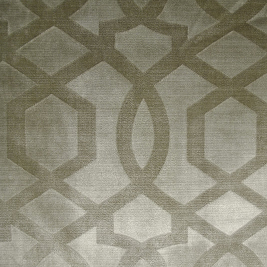 JF Fabrics STUNNING 95 Fabric Traditional,Transitional,Contemporary,Geometric,Classic Grey,Silver  Velvet - 5407395 J6441
