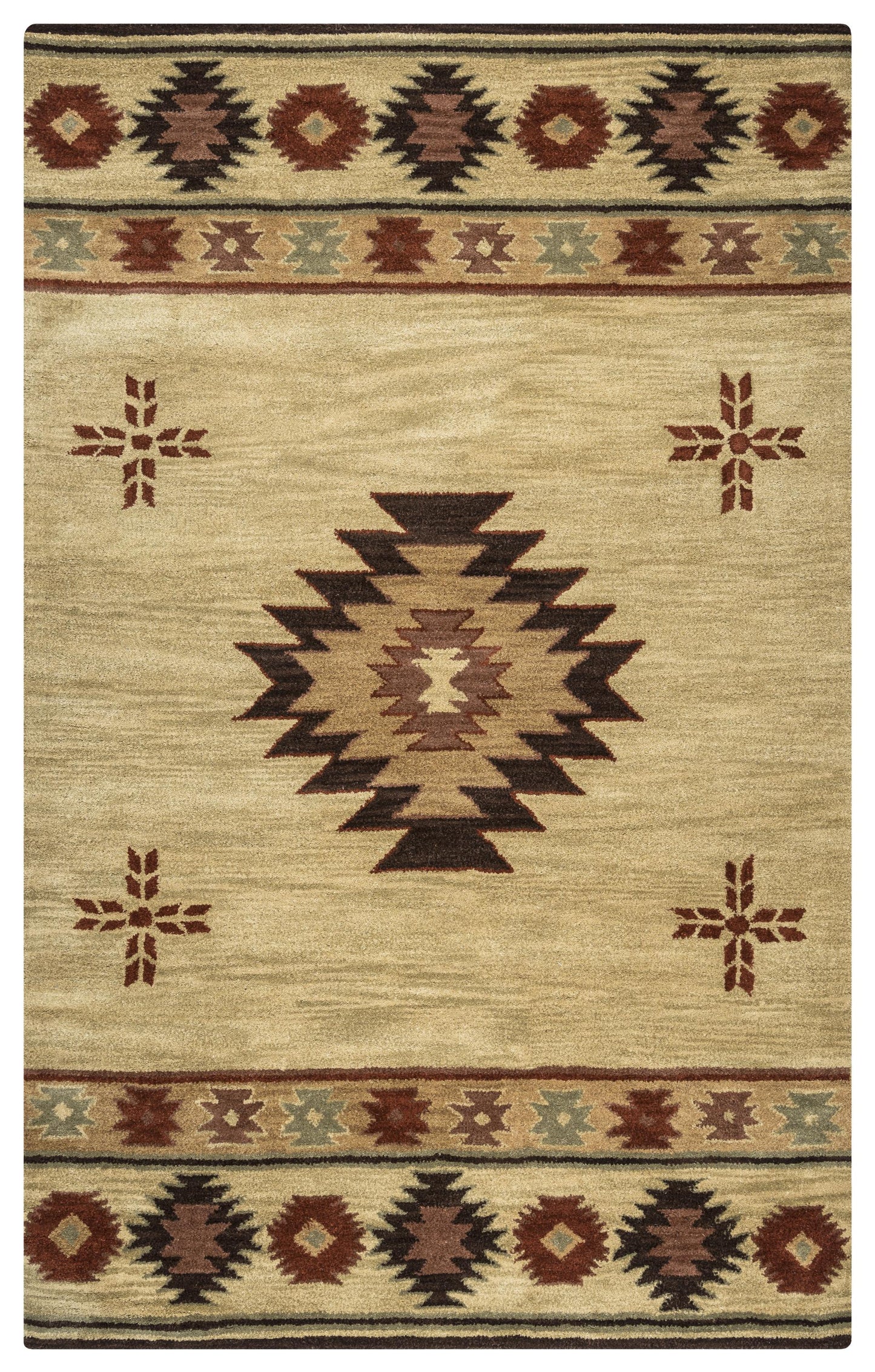 Southwest Rustic Lodge rug, 10' x 14'.
