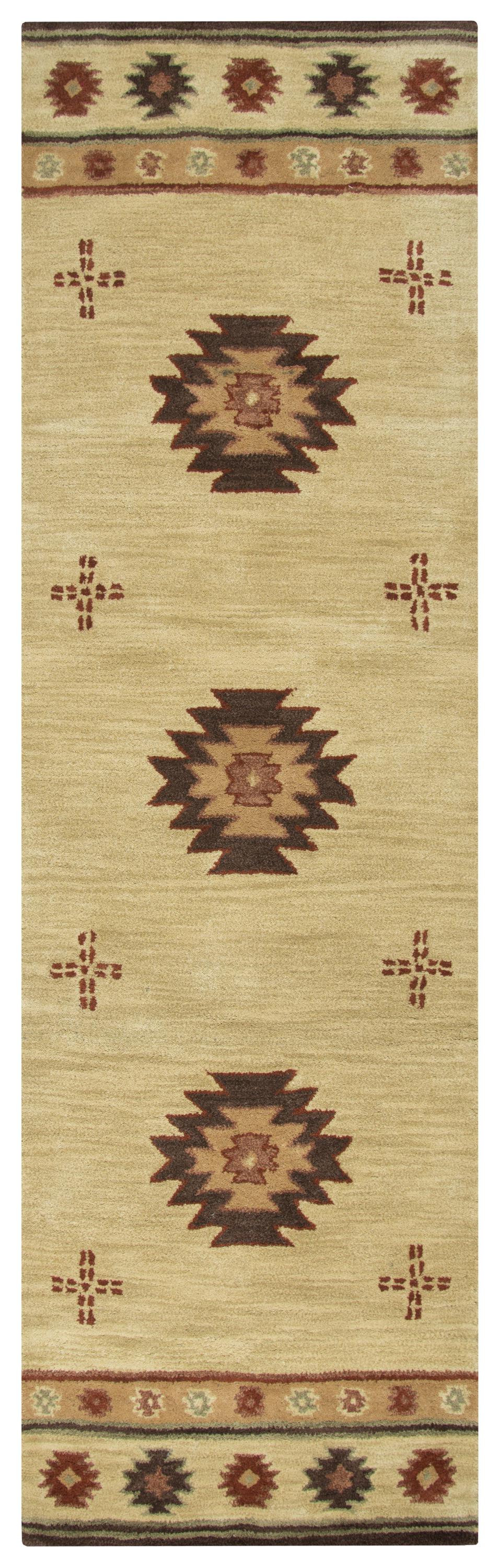 Southwest Rustic Lodge rug, 2' x 8'.
