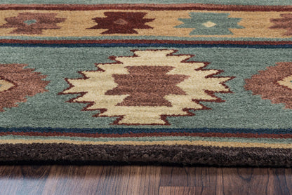 Southwest Rustic Lodge rug, 10' x 14'.