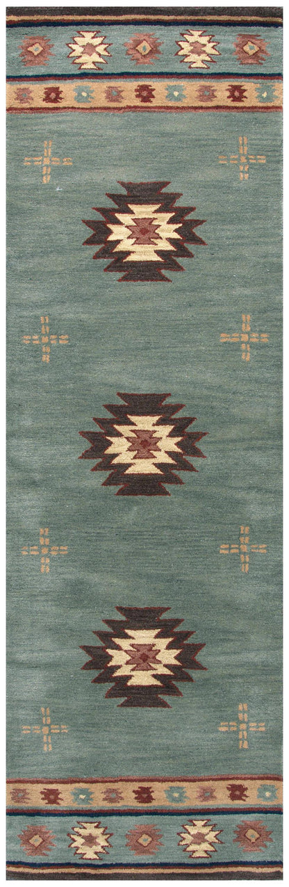 Southwest Rustic Lodge rug, 2' x 10'.