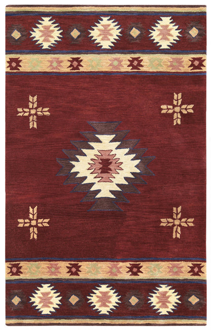 Southwest rustic Lodge rug, 12' x 15'.