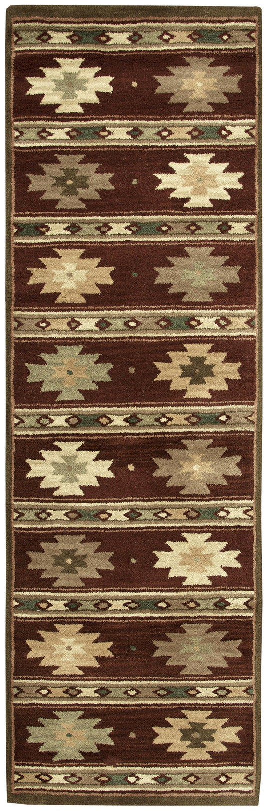 Southwest Rustic Lodge rug, 2' x 8'.