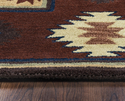 RIZZY HOME RUGS Southwest Rustic, Lodge 5' x 8' - SOWSU201400700508