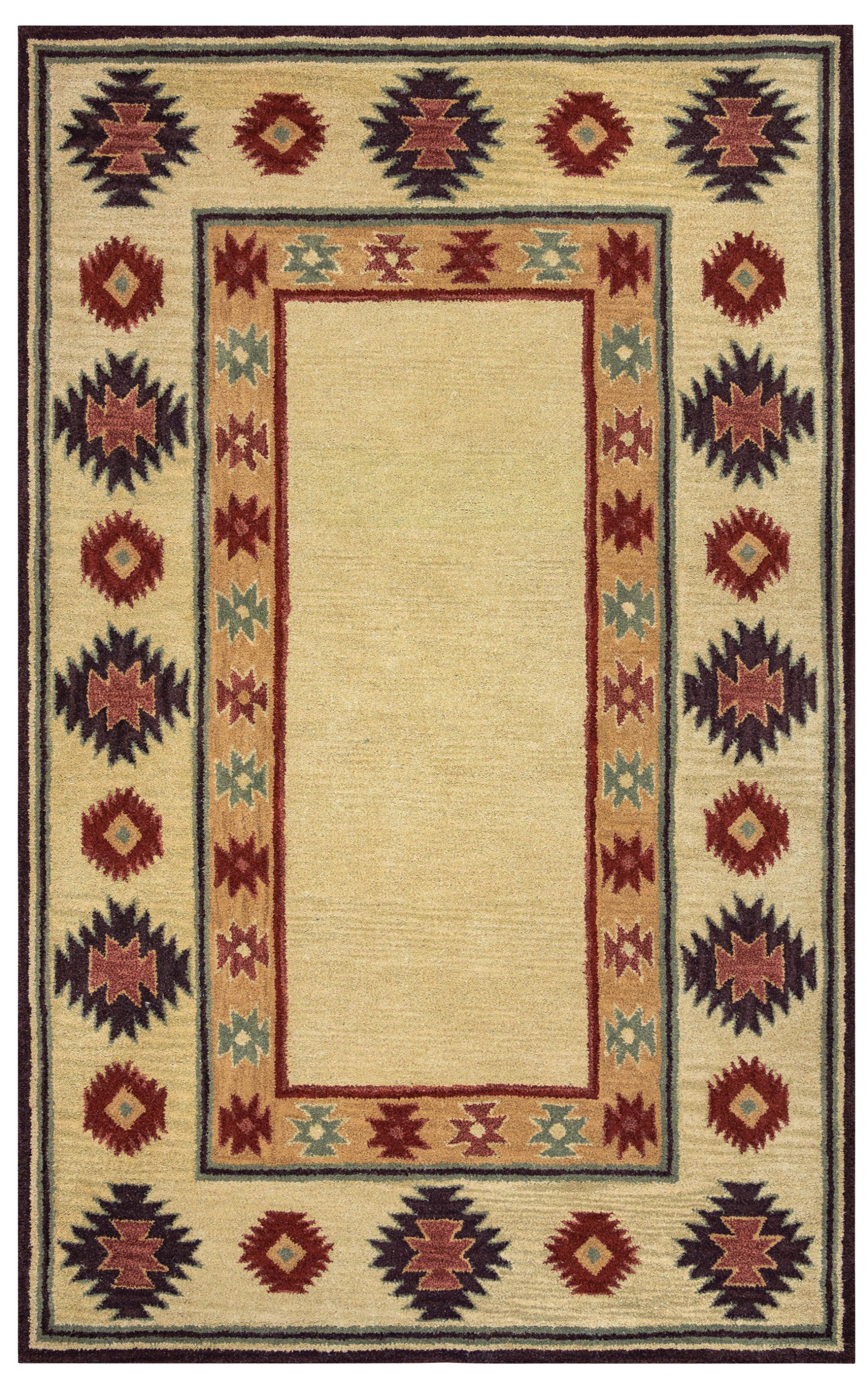 RIZZY HOME RUGS Southwest Rustic, Lodge rug, 8' x 10'.