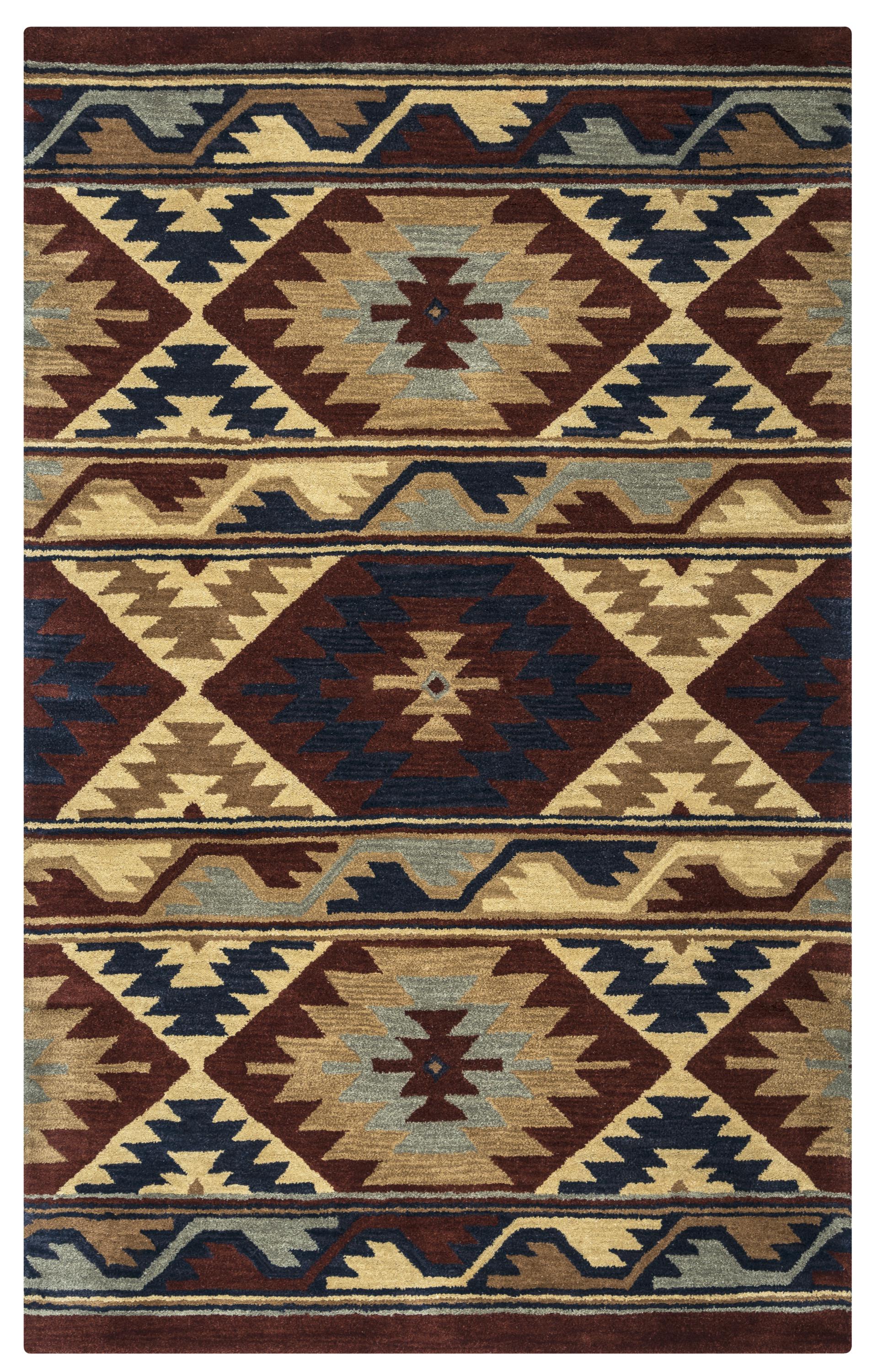 Southwest rustic lodge rug, 2' x 8