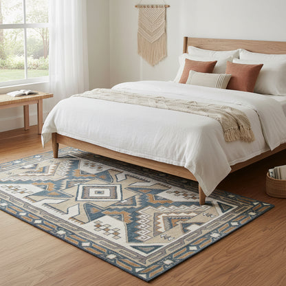Southwest Rustic Lodge rug, 9' x 12'.