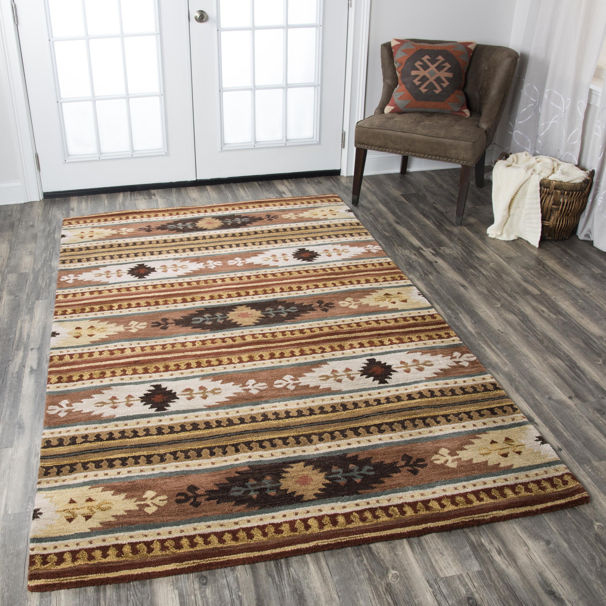 Product title: RIZZY HOME RUGS Southwest   Rustic,Lodge 3' x 5'    - SOWSU815600750305
