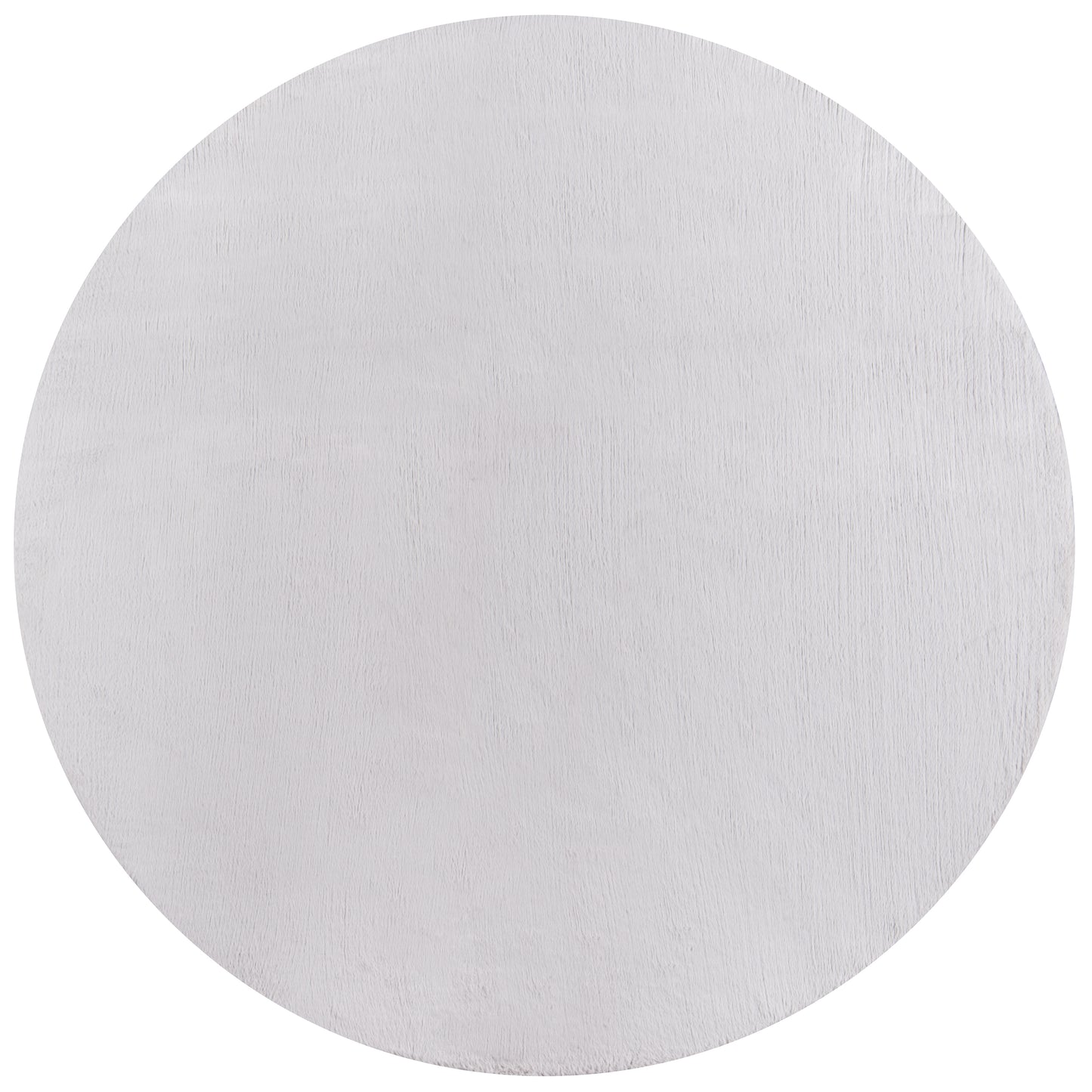 Gray shag rug with a soft, plush pile.