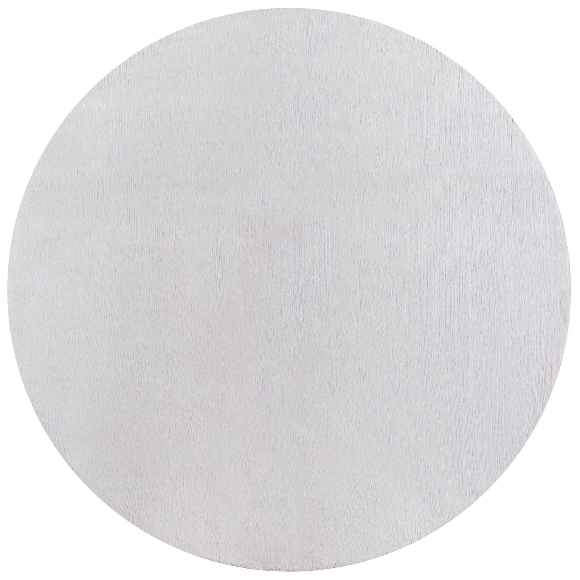 Gray shag rug with a soft, plush pile.