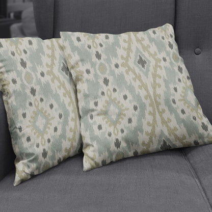 NICHOLASJOHN INC NJ-WHISTLER Celadon Ikat   Fabric - NJ25-3232