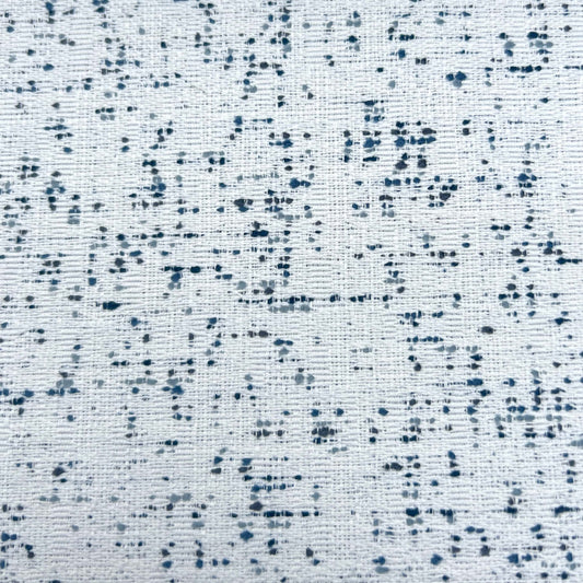 JF Fabrics Inside Out, JF Fabrics SUNNY 64 Fabric Plain,Texture,Dot,Contemporary White, Blue  Chenille, Boucle, Outdoor - 9030464 J9201