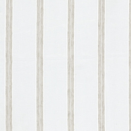 STOUT TEXTILES  DRAPERY,SHEER TRADITIONAL, STRIPE SANDALWOOD   - SURP-1