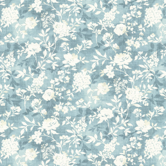 STOUT TEXTILES  MULTIPURPOSE,PRINT TRANSITIONAL,, FLORAL ROBINSEGG   - SUWA-1