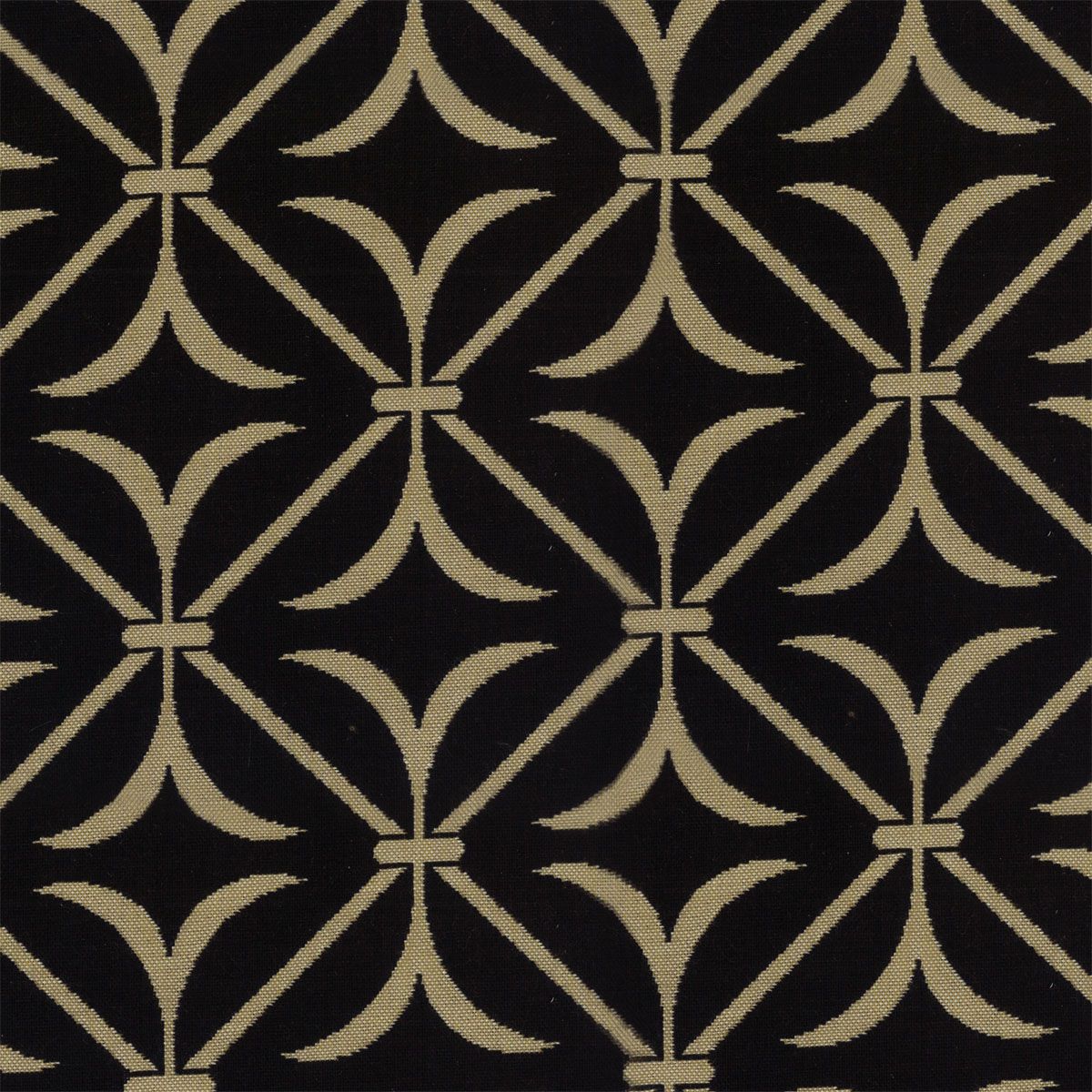 SCALAMANDRE OUTLET  FABRIC FILIGREE  FABRIC BLACK   - SU 0003P837