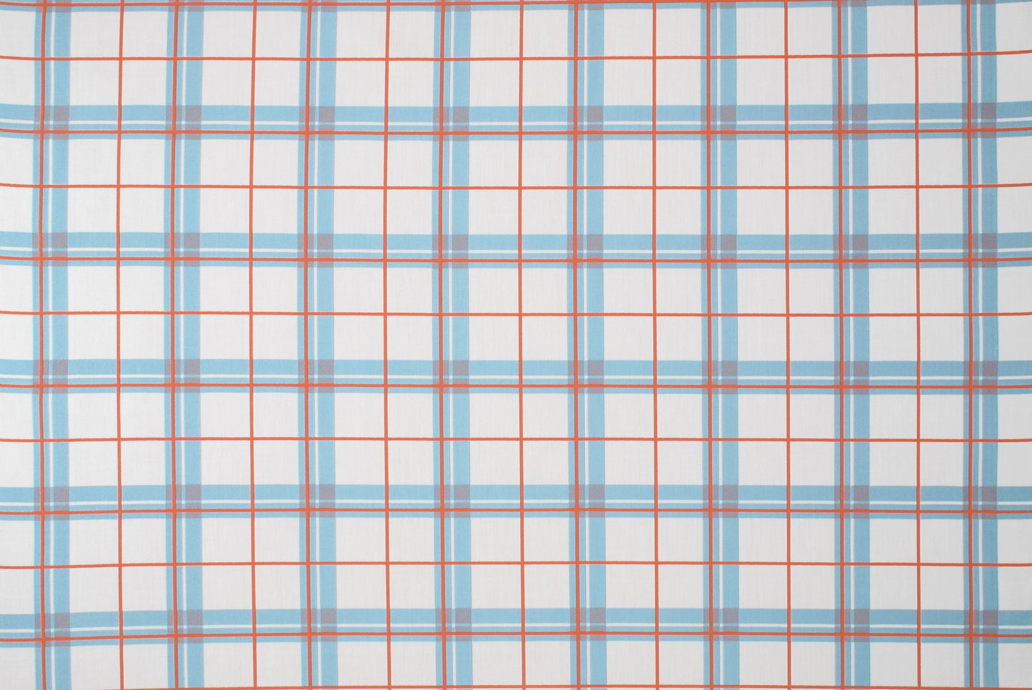 SCALAMANDRE OUTLET  FABRIC ANNE'S PLAID  FABRIC CARIBBEAN CORAL   - SU 5301ANNE