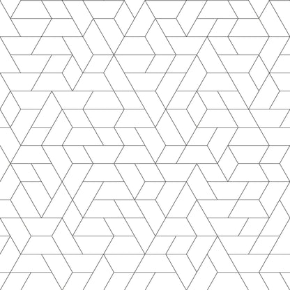 York Wallcoverings Inspired by Color Point of View Black Wallpaper  Geometrics Blacks   - SW7457