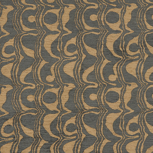 JF Fabrics crypton-home SWIRL 19 Fabric Transitional,Contemporary,Novelty Grey/Silver,Yellow/Gold  Chenille,Texture - 7827519 J8381