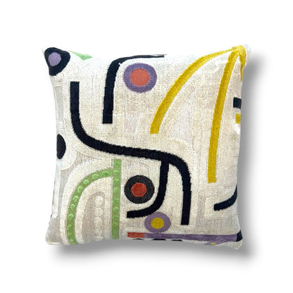 19" Clarence House Velours Klee Beige Pillow Cover